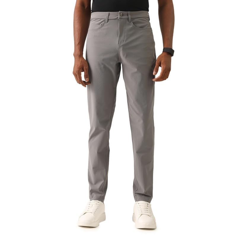 Image of BlissClub The Legendary Pants for Men Casual Office Trousers AeroFlex Stretch Fabric 7 Functional Pockets for Men up to 5'8 inch to 5'10 inch