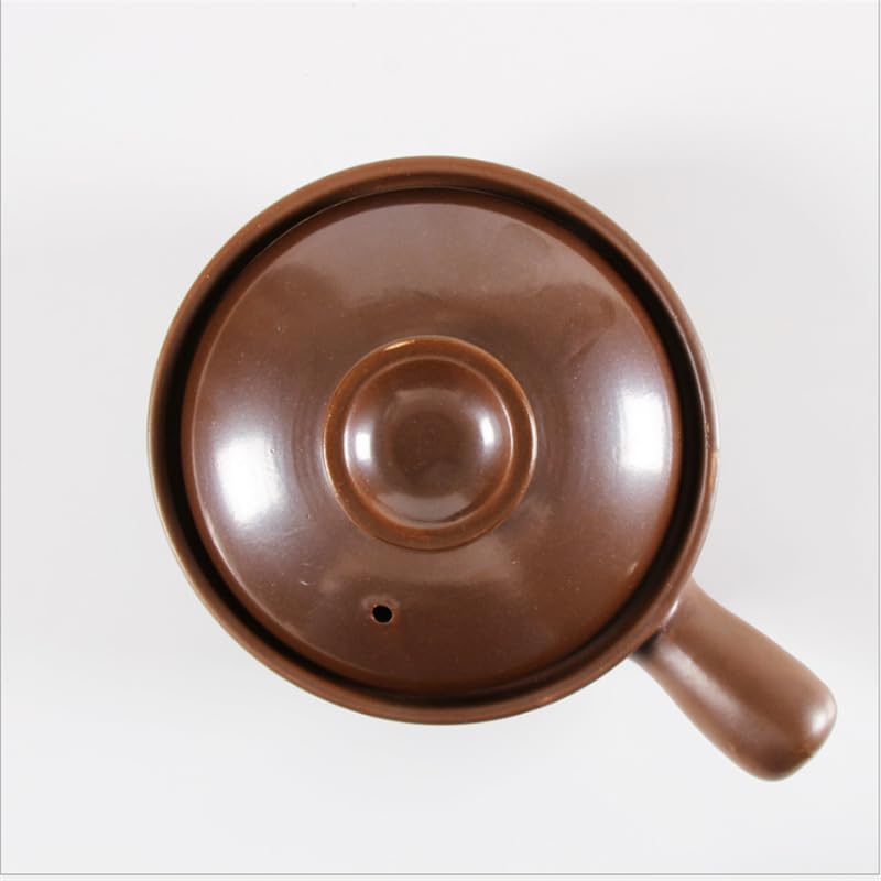 Schmortopf 650 ml, 900 ml, Auflauf, Reis, Nudeln, Brei, Milch, Suppe, Ton, Eintopf, Steingut-Kochtopf Schmortopf Mit Deckel(B 650ML)
