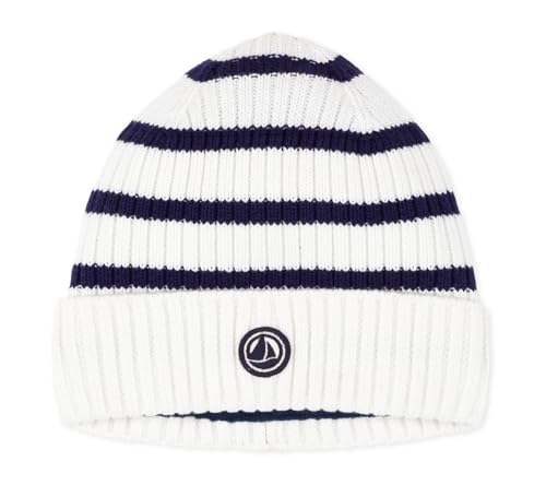Bonnet Petit Bateau anti-courants d'air en tricot polaire enfant