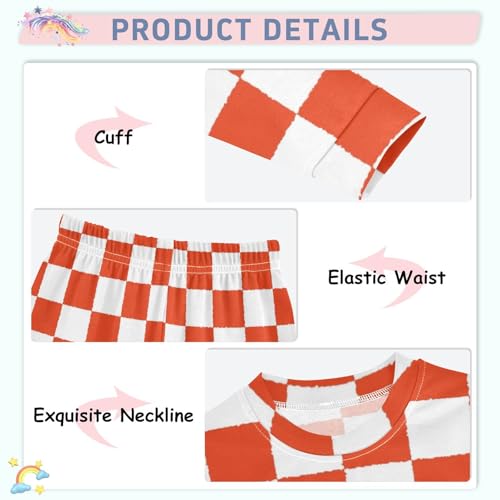 Ollabaky Pajama Set 2 Piece Pjs Set Cotton Sleepwear Long Sleeve Top with Bottom4