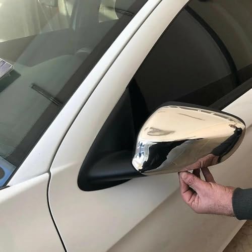 Cache-rétroviseur Peugeot 301 pour masquer rayures chrome argent - 4