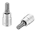 Teng Tools 5MM 1/4 Inch Drive Metric Hex Chrome Vanadium Socket - M141505-C