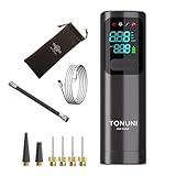 Electric Ball Pump,Portable Air Pump Ball Pump Inflator Needles with Digital Gauge for Basketball Football Soccer Ball Beach Sports Exercise Ball Balls Inflatables Pump Electric Pumps 17PSI 4000mAh