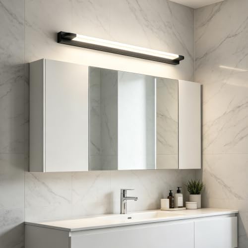 Lámparas de pared baño LED luz neutra moderna para tocador y salón minimalista 6