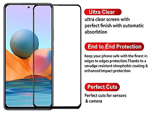 Image of STP FEEL (Pack of 1 Tempered Glass Compatible for Poco M2 Pro | Edge to Edge Coverage Screen Protector Guard | Full Screen Protector