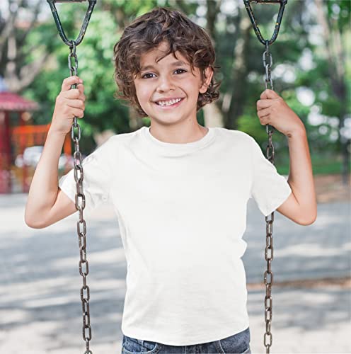 Image of Hangout Hub HH87 Tshirt for Boy's | Regular Fit | Super Combed Cotton Kids T-Shirt | Solid Plain Tees | Round Neck T Shirt | Half Sleeves |Pack of 2 | 3 | 4 | 5 |6