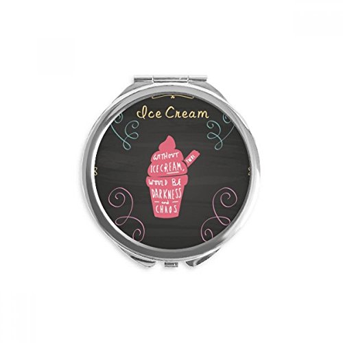 Miroir rond de poche maquillage portable multicolore petit miroir