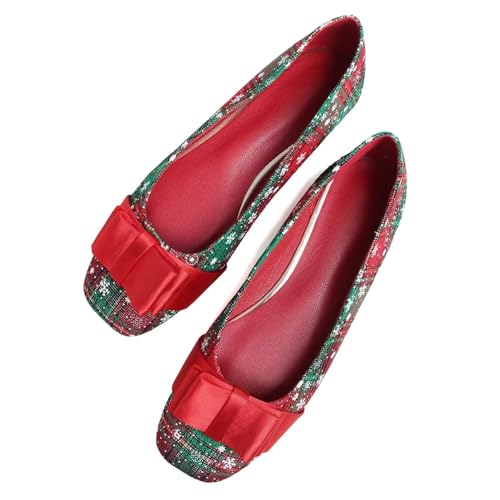 Image of Dear Time Women's Flats Shoes Bowknot Dressy Ballets Loafers Wedding Business Casual Walking Shoes