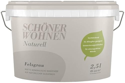 Schöner Wohnen Mineral-Wandfarbe Felsgrau 2,5 l