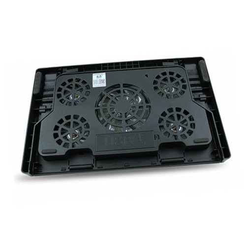 Base refrigerante para laptop con 5 ventiladores ajustable miniatura 1