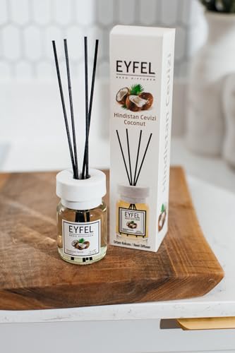 EYFEL-Reed-Diffusers-for-Home–Coconut-Reed-Diffuser-Set-405-fl-oz-Oil-Diffuser-Sticks-Bathroom-Diffuser-Bedroom-Diffuser-Home-Fragrances-Scented-Sticks-Home-Decor EYFEL Reed Diffusers for Home–Coconut Reed Diffuser Set 405 fl oz Oil Diffuser Sticks Bathroom Diffuser Bedroom Diffuser Home Fragrances Scented Sticks Home Decor