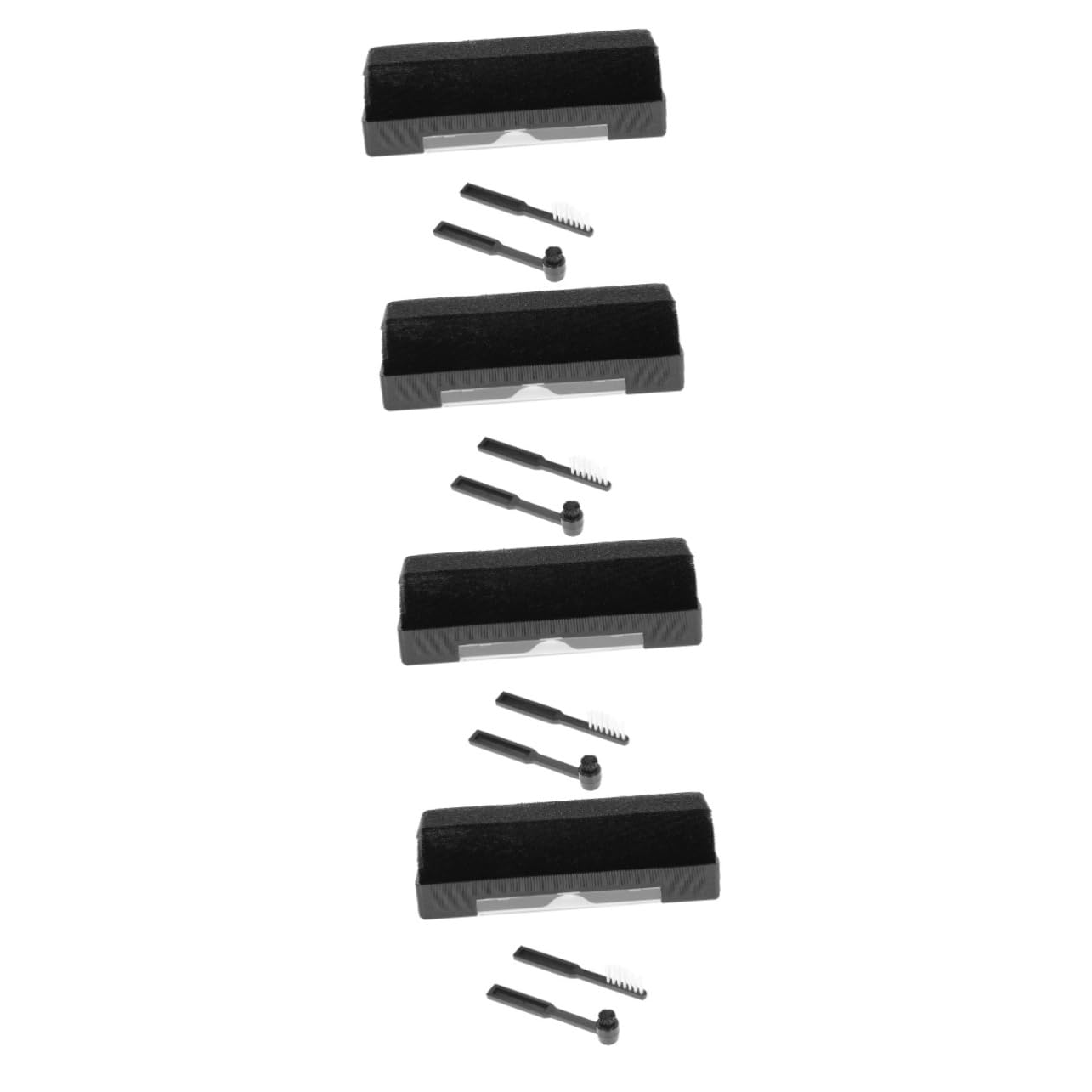 BESTonZON 4 Set Spazzola Per La Pulizia Dischi Pulire Dischi in Vinile Spazzola Per Dischi Antistatica Spazzola Della Tastiera Del Computer Prodotti Per La Pulizia Taccuino Plastica