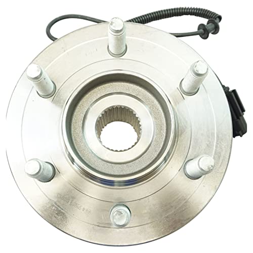 Image of TRQ 2 Piece Rear Wheel Bearing & Hub Assembly Set Compatible with 2011-2014 Ford Expedition Lincoln Navigator