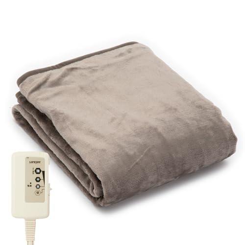 電気毛布❤️190x130cm グレー ふわふわ 手触り抜群 9段階調整 大きい 電気毛布❤️190x130cm グレー ふわふわ 手触り抜群 9段階調整