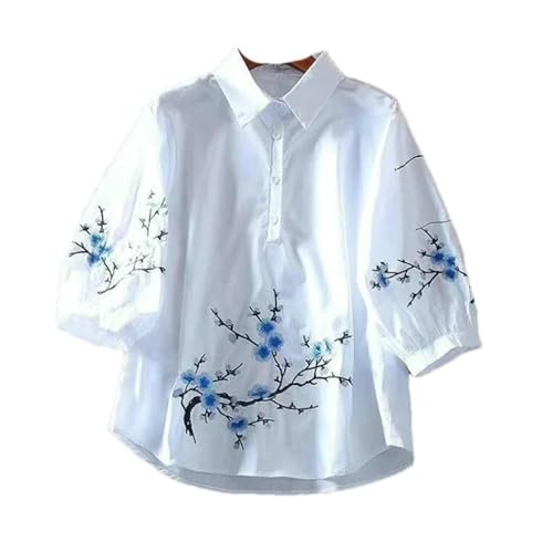 Haut d'été lâche en coton respirant et pull décontracté style bohème