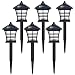 Twinkle Star 6 Pack Solar Pathway Lights Outdoor Solar Garden Lights Solar Powered Landscape Lighting for Yard Patio, Garden, Walkway