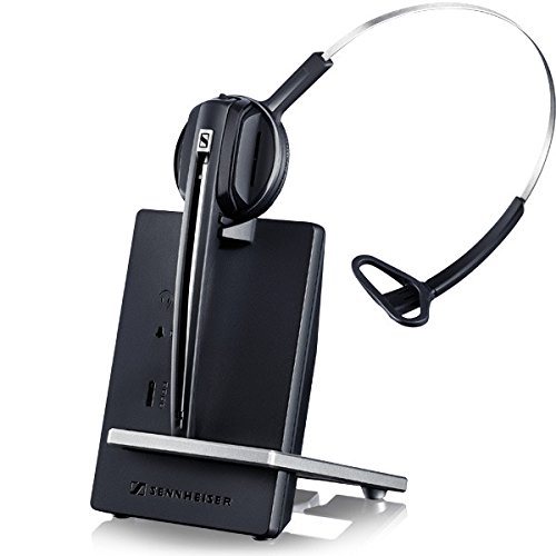 Preisvergleich Produktbild Sennheiser D 10 USB Monophon Ohrbügel, Kopfband schwarz, Silber Headset