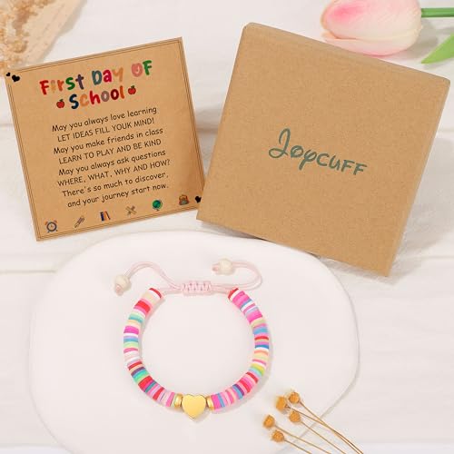 Image of Back to School Stuff First Day of School Gifts Bracelets for Mommy and Me Daughter Son First Day of 1 2 3 Grad Preschool Kindergarten High School Back to Scool Supplies