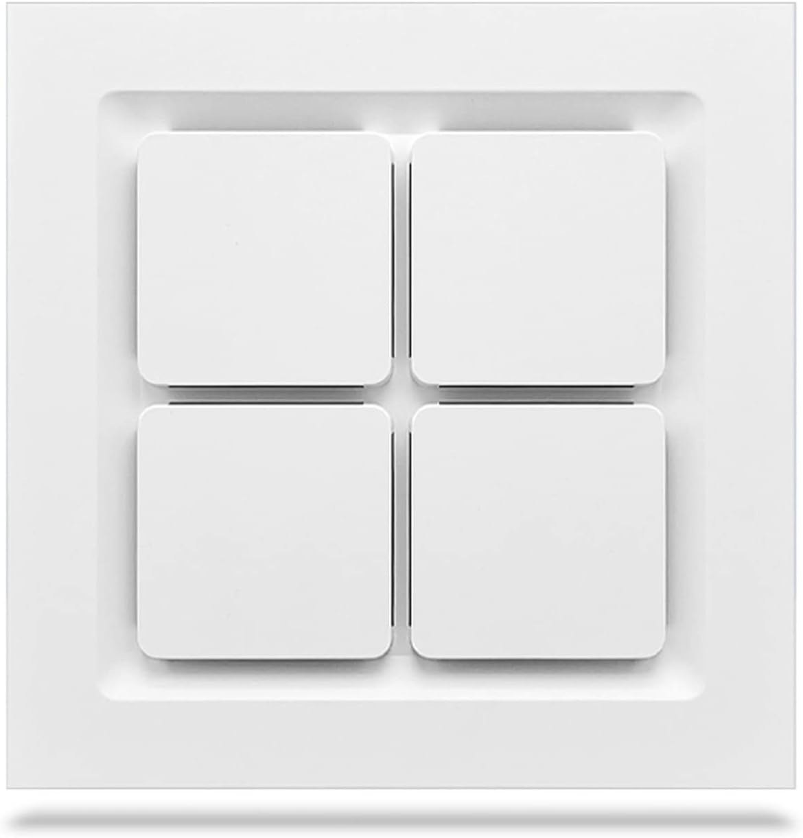 Ventilation Fan Integrated Ceiling Ventilation Fan Powerful Exhaust Fan 30×30CM Bathroom High-Power Ceiling Exhaust Fan Built-in Kitchen Vent Fan, 52W/62W ventilating Fan(Size:52W)