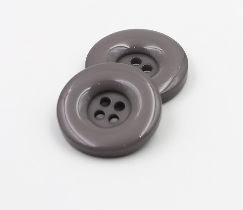 60 Botones de Colores de 15 a 38 mm, Botones Redondos de Resina, Botones de Bricolaje Hechos a Mano para niños, Multicolor, para Manualidades Infantiles, Camisas, suéteres y Prendas de Punto