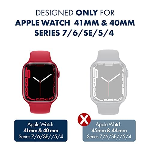 Armorsuit [6 Pack] Militaryshield Screen Protector Designed For Apple Watch Series 7 41Mm & Series 6/Se/5/4 40Mm Max Coverage Anti-Bubble Hd Clear Film #TOP1