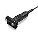 uxcell Black Adjustable Screw Mounting Decorative Antenna Aerial for Auto Car Vehicle