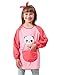 Happy Cherry - Delantal Pintura Impermeable Infantil Baberos Bebé Mangas Largas Babi para Pintar Comer Jugar Niño Niña Blusón Estampado Animal para Guardería Escolar - 8-10 Años