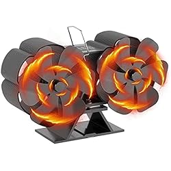 Estufa Con Ventilador Precio Ventilador De Estufa De 12 Aspas Chimenea No Requiere Electricidad El Ventilador De Estufa Alimentado Por Calor Con Termómetro Para Estufa Se Usa Ampliamente En Estufas De Leña