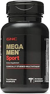 GNC Mega Men Sport Multivitamin for Men, 90 Count, for Performance, Muscle Function