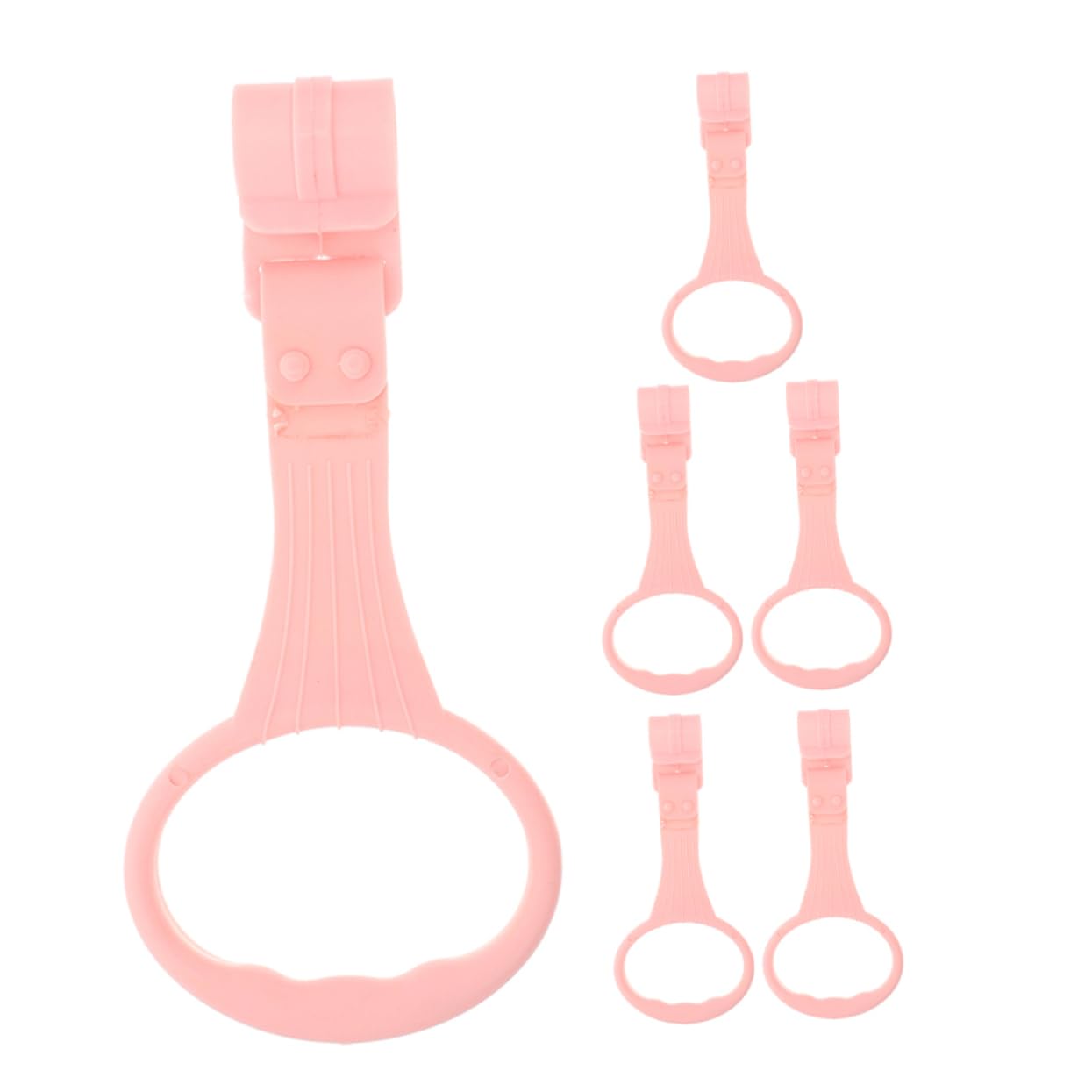 TOYANDONA 6Pcs Pull Up Rings for Crib and Playpen Durable Assistant for Standing and Walking Grip Rings for Balance and Exercise for Indoor and Outdoor Use