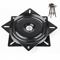 AcryStelith Universal Möbel Drehteller, Drehbeschlag, Metall Möbel Drehteller,360° Grad Swivel Drehteller, 190 * 190 * 28 mm, Für Hocker, Auto Stühle, Bücherregale (7.5inch)