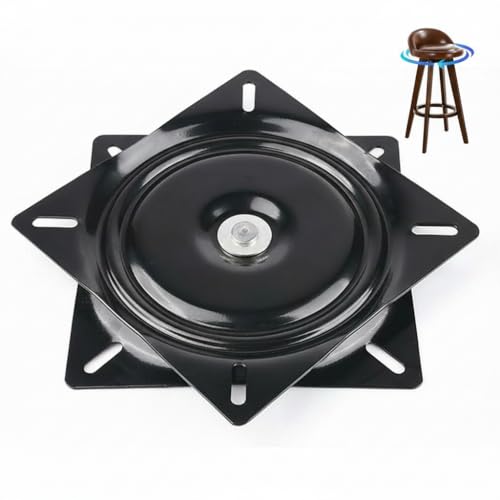 AcryStelith Table Tournante de Chaise Pivotante,Plateau Tournant à Roulement à Billes à 360 °,Remplacement pivotant Universel, 156 x 156 x 23 mm, pour...