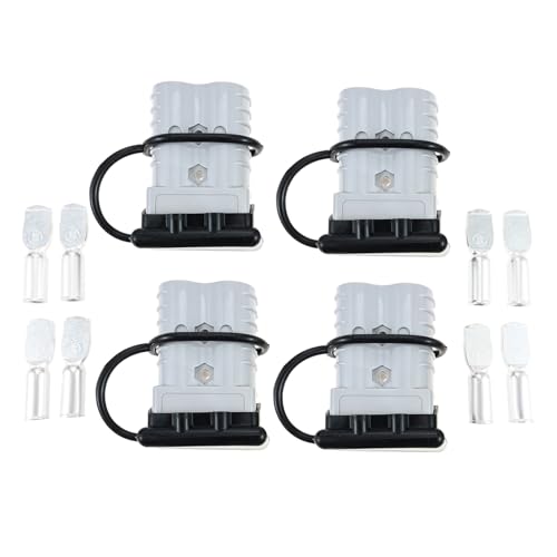4Pcs 350Amp Battery Cable Connector for 2/0AWG Gauge Batteries Quick Connect/Disconnect Connector...