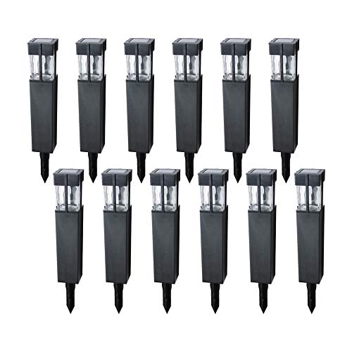 Image of Solar Lights Outdoor Waterproof Security Lights Easy Install Garden Lights for Garden Path Walkway Light 12 Pack