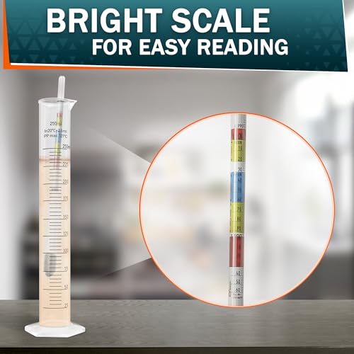image for Vibrant Kitchen Triple Scale Hydrometer Alcohol Kit With Plastic Test 
