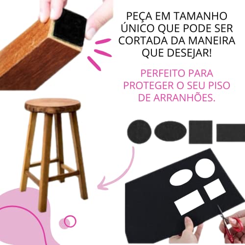 Feltro em Placa Auto Adesivo 240 mm X 450 mm 1 Unidade