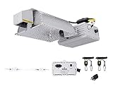 SunStream 1000 Watt HPS Grow Light System Kits, 2100K DE HPS Bulb,Open Style Reflector 120-240V Digital Dimmable Ballast (1000w Close Style with Rope)