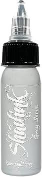 Tattoo Ink Professional Tattooing Inks for Color Portrait, Black & Gray Style Extra Light Grey