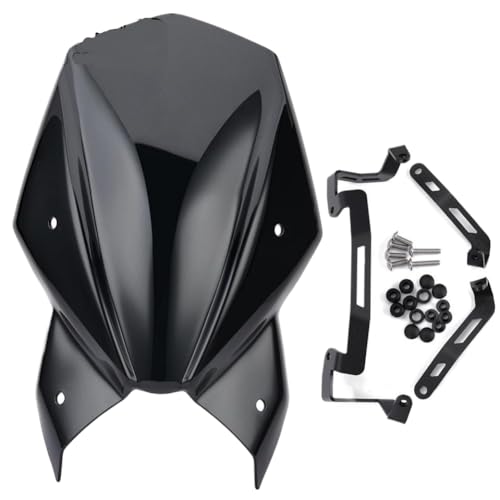 Bulle moto GSX-S1000 contre fatigue vent saute-vent noir de remplacement