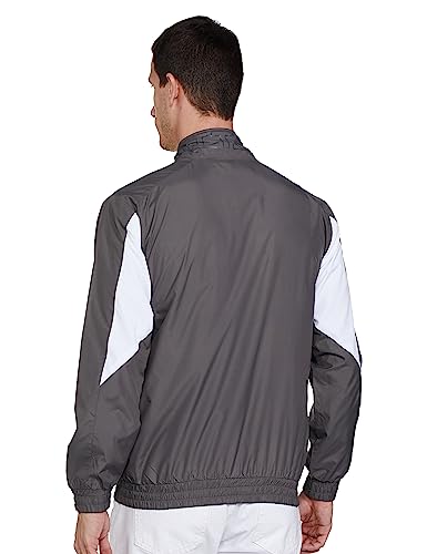 Image of The Indian Garage Co Men Regular Fit Colorblocked Wind Cheater