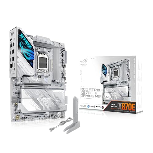 Image of ASUS ROG Strix X870E-A Gaming WIFI7 NEO AM5 ATX Motherboard, DDR5, DIMM Fit, WiFi 7, 5Gb LAN, PCIe 5.0, 4X M.2, 2X USB4, EZ PC DIY, AIO Q-Connector