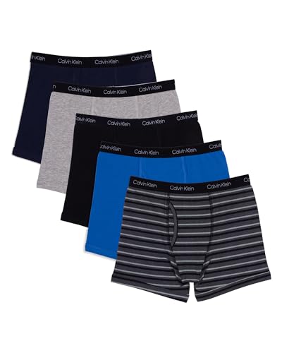 Image of Calvin Klein Kids Boys' Modern Cotton Boxer Brief Underwear 5-Pack