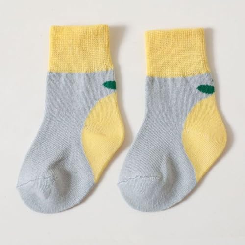 5Pack Infant Toddlers Baby Cotton Socks Cute Fruit Kids Crew Socks Soft Newborn Socks for Girls Boys Unisex4
