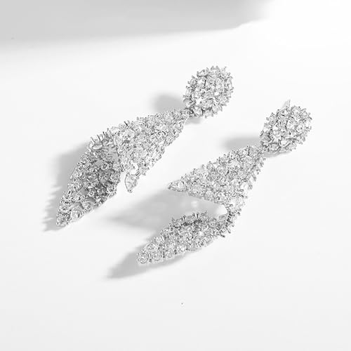 Boucles d'oreilles moissanite en or 14k un cadeau idéal