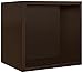 Salsbury Industries 3804S-BRZ Surface Mounted Enclosure for 3704 Single Column, Bronze