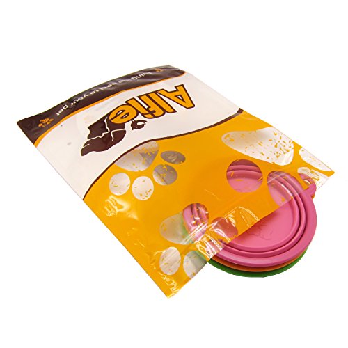 Alfie Pet - Set Of 3 Ros Pet Expandable/Collapsible Travel Bowl - Size: 1.5 Cups #TOP6