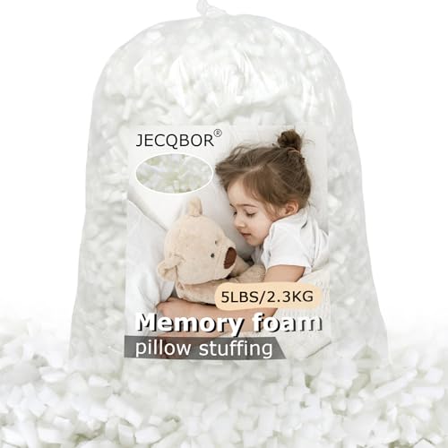 5lbs Shredded Memory Foam & Polyester Fiber Fill