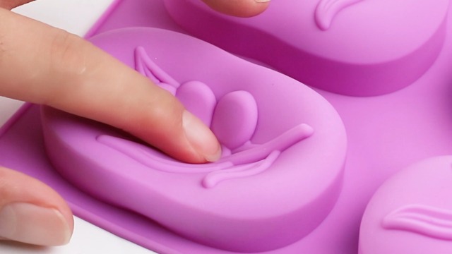 Stampo in Silicone per Sapone a 6 Cavità Rettangolari, Adatto