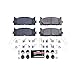 Power Stop Z23-1293 Front Z23 Carbon Fiber Ceramic Brake Pads with Hardware For 2013-2018 Lexus ES300h | 2007-2018 Lexus ES350 | 2008-2018 Toyota Avalon | 2007-2017 Toyota Camry
