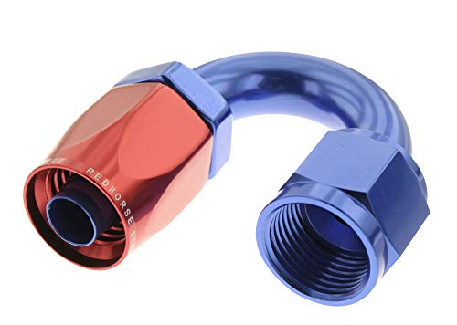 Red Horse Performance 6180-08-1 180deg Female Alum Hose